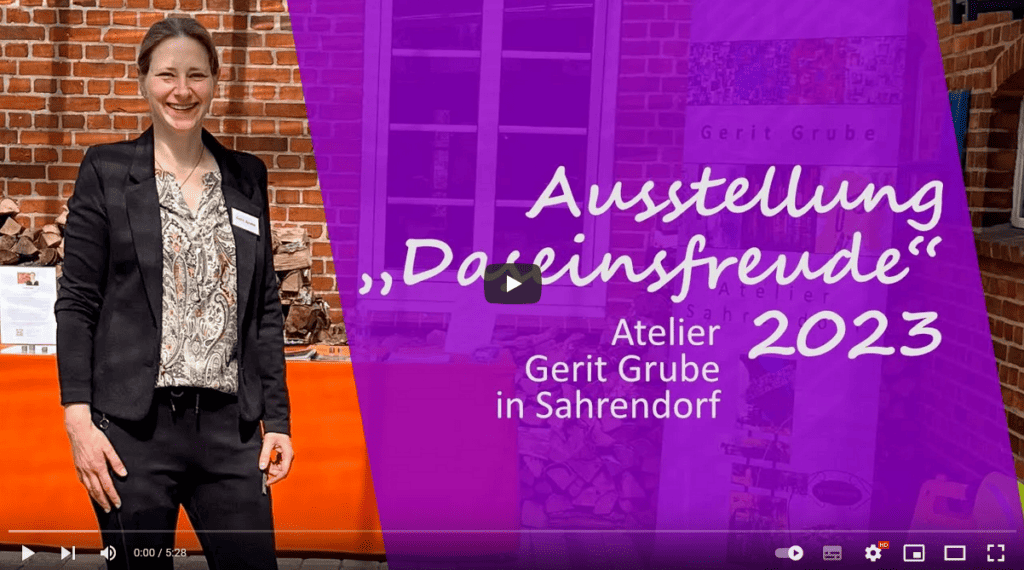Video: Gerit Grube Ausstellung "Daseinsfreude" 2023