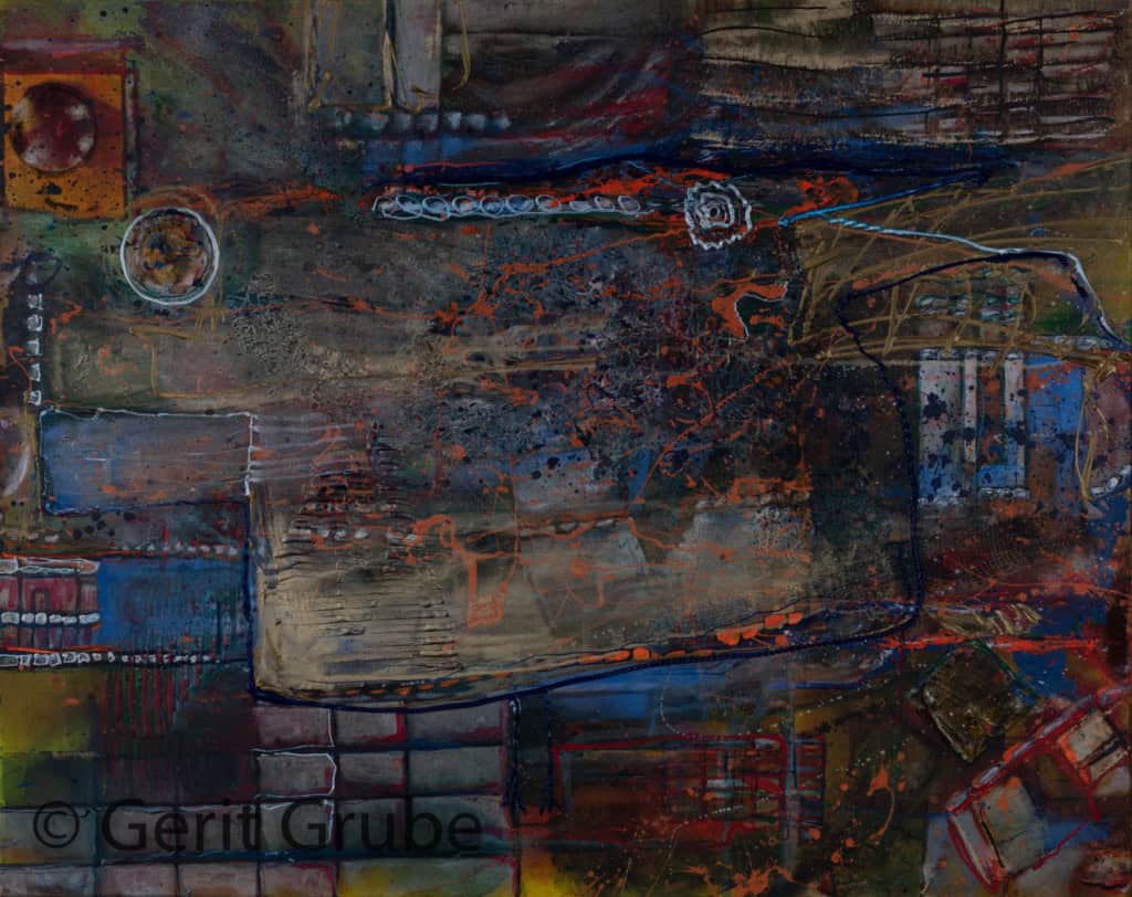 Das Leben in 2020, 80 x 100 cm, 2021, Gerit Grube
