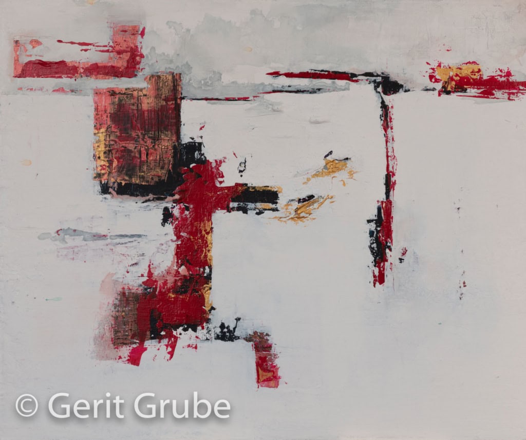 Nachts, im Norden, 50 x 60 cm, 2021, Gerit Grube
