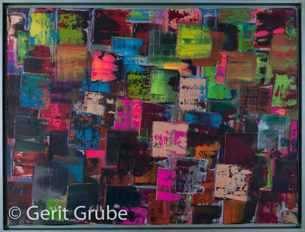 Gemälde "Wahrhaftigkeit 14 Eskalation" von Gerit Grube